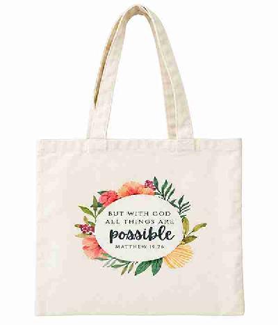 Natural Canvas tote bag